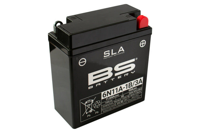 BS-300915 Batteria SLA BS Battery 6N11A-1B/3A 6V 11,6Ah - Billaricambi SRLS