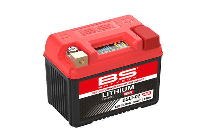 BS-360115 Batteria Lithium BS Battery Max BSLI-02 12V - 3Ah