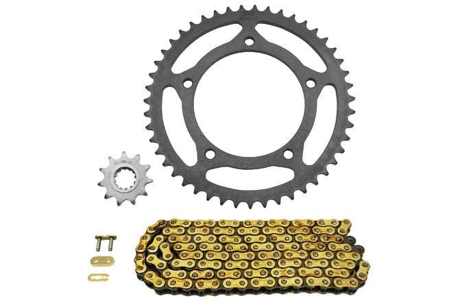 AFAM4304 Kit catena Aprilia RS 50 2003 - 2005 Afam 11x47 - 420 (rapporto originale) - Billaricambi SRLS