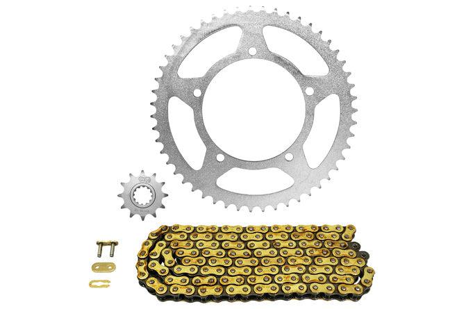 AFAM32036 Kit catena Aprilia RX 50 1999 - 2001 Afam 12x51 - 420 (rapporto originale) - Billaricambi SRLS