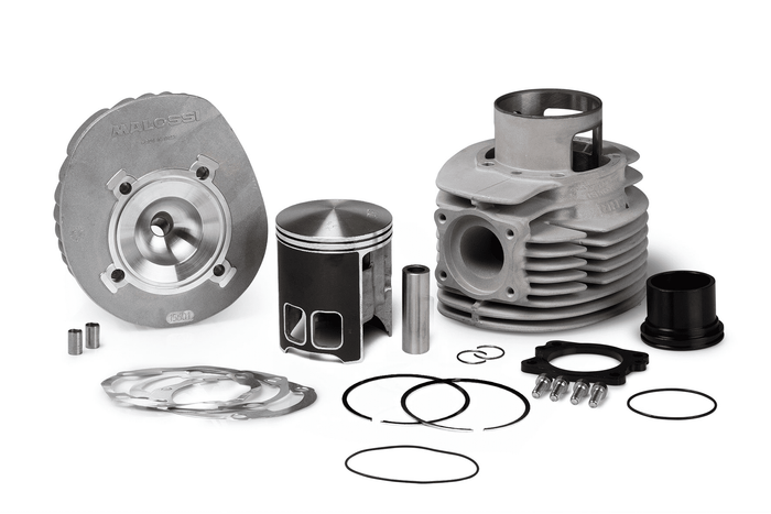 3118591 gruppo termico malossi d.68,5 cvf2 sp 16 piaggio vespa px e 200 2t