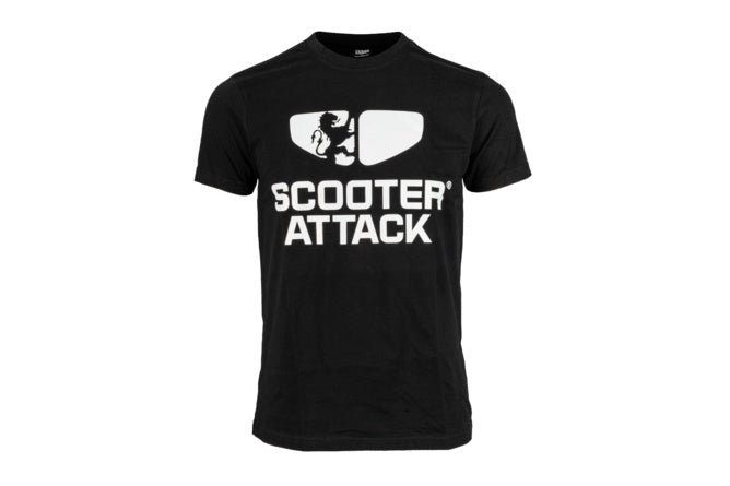 L-SA09001/M T-shirt Scooter-Attack nero M - Billaricambi SRLS
