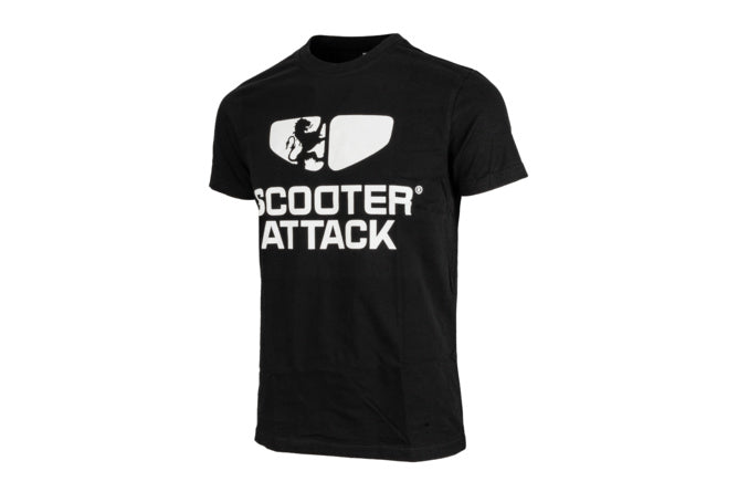 L-SA09001/XXL T-shirt Scooter-Attack nero XXL - Billaricambi SRLS