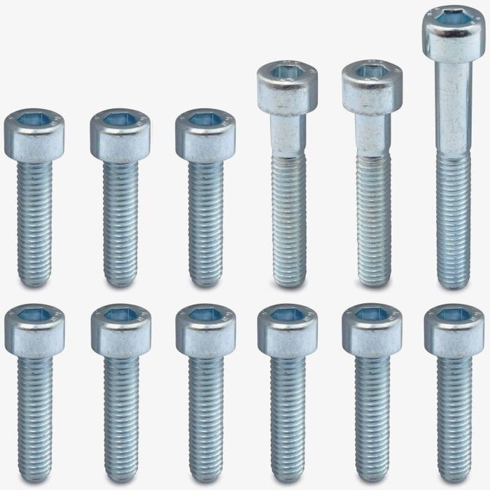 EB901 Set viti coperchio variatore in acciaio zincato Minarelli
