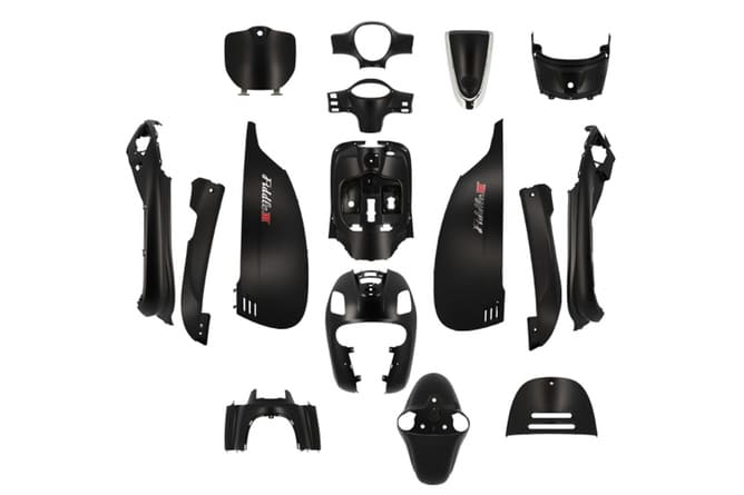 CGN528061 Kit carena Sym Fiddle 3 2014 - 2020 nero opaco, COD: CGN528061