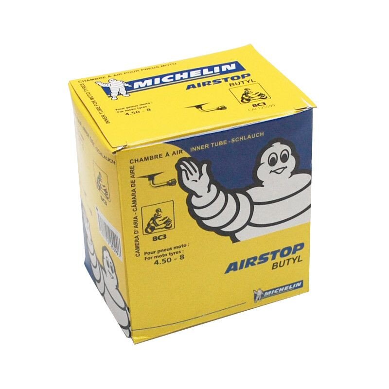 PNEU-MI125599 Camera aria 8" 4.50 Michelin Airstop 8C3 valvola 90°
