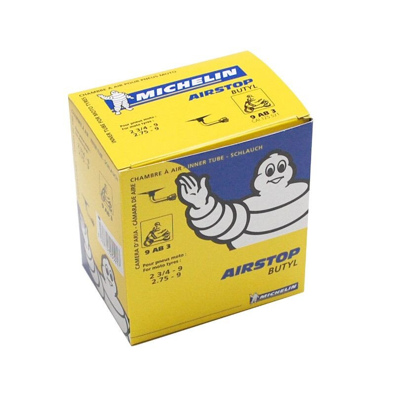 PNEU-MI125521 Camera aria 9" 2 3/4 Michelin Airstop 9ab3 valvola 90°