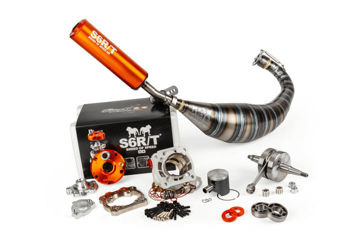S6-7519312/PACK2 Kit gruppo termico - albero motore - scarico Stage6 R/T 95 Derbi, COD: S6-7519312/PACK2