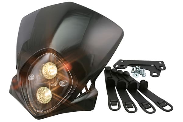 STR-599.04/BK Macherina Faro Racing Type, universale, nero