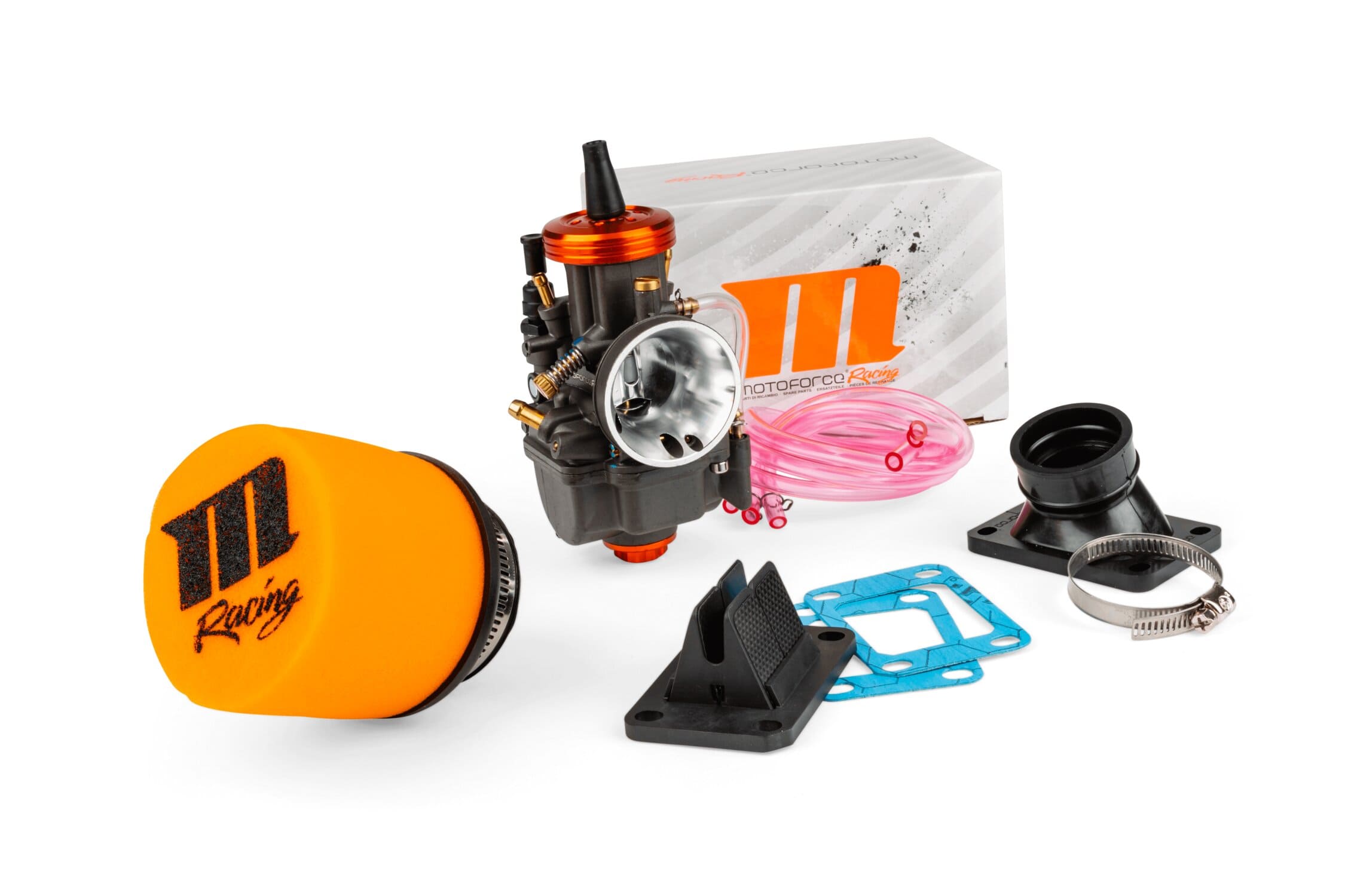 MS-PKMINTAKE02 Kit Aspirazione PWK 28mm V2 Motoforce Racing Derbi / AM6, COD: MS-PKMINTAKE02
