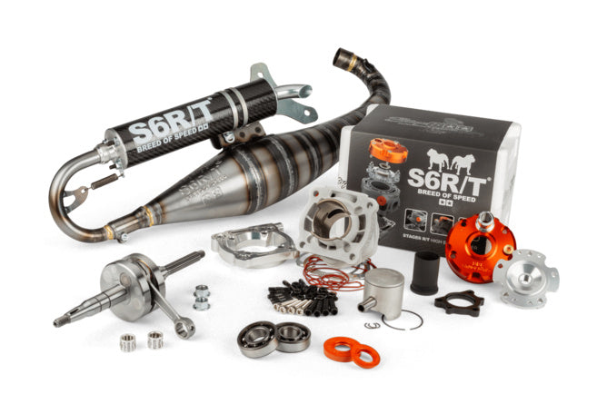 S6-7516602/PACK3 Kit gruppo termico - albero motore - scarico Stage6 R/T 70 MBK Nitro