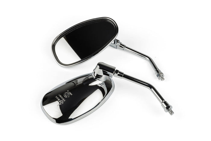 STR-270.10/CR Specchietti ovale cromato M8 filettatura destra (x2), COD: STR-270.10/CR