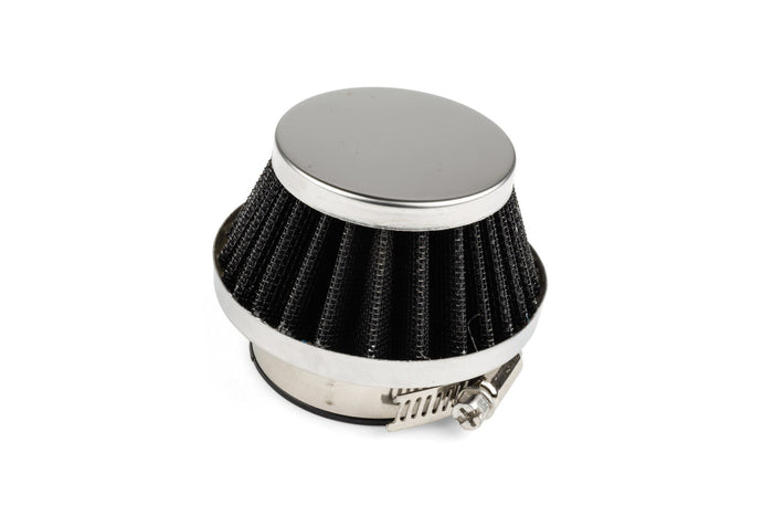 STR-346.77/CR Filtro aria tipo KN Powerfilter Shorty 44 - 54 mm cromato, COD: STR-346.77/CR