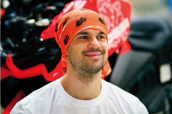 M4114539.O0 Bandana Malossi arancione