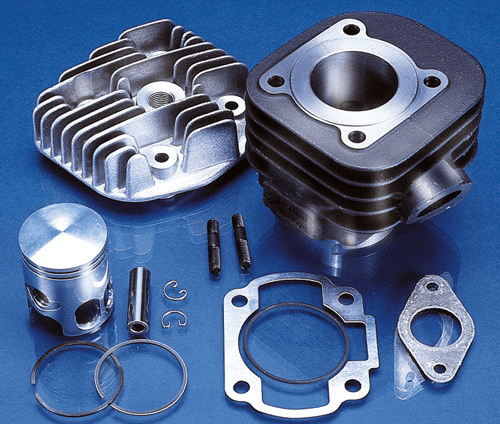 166.0093 gruppo termico polini 50cc d.40 benelli 491 50 gt, st ghisa aria corsa 39,2