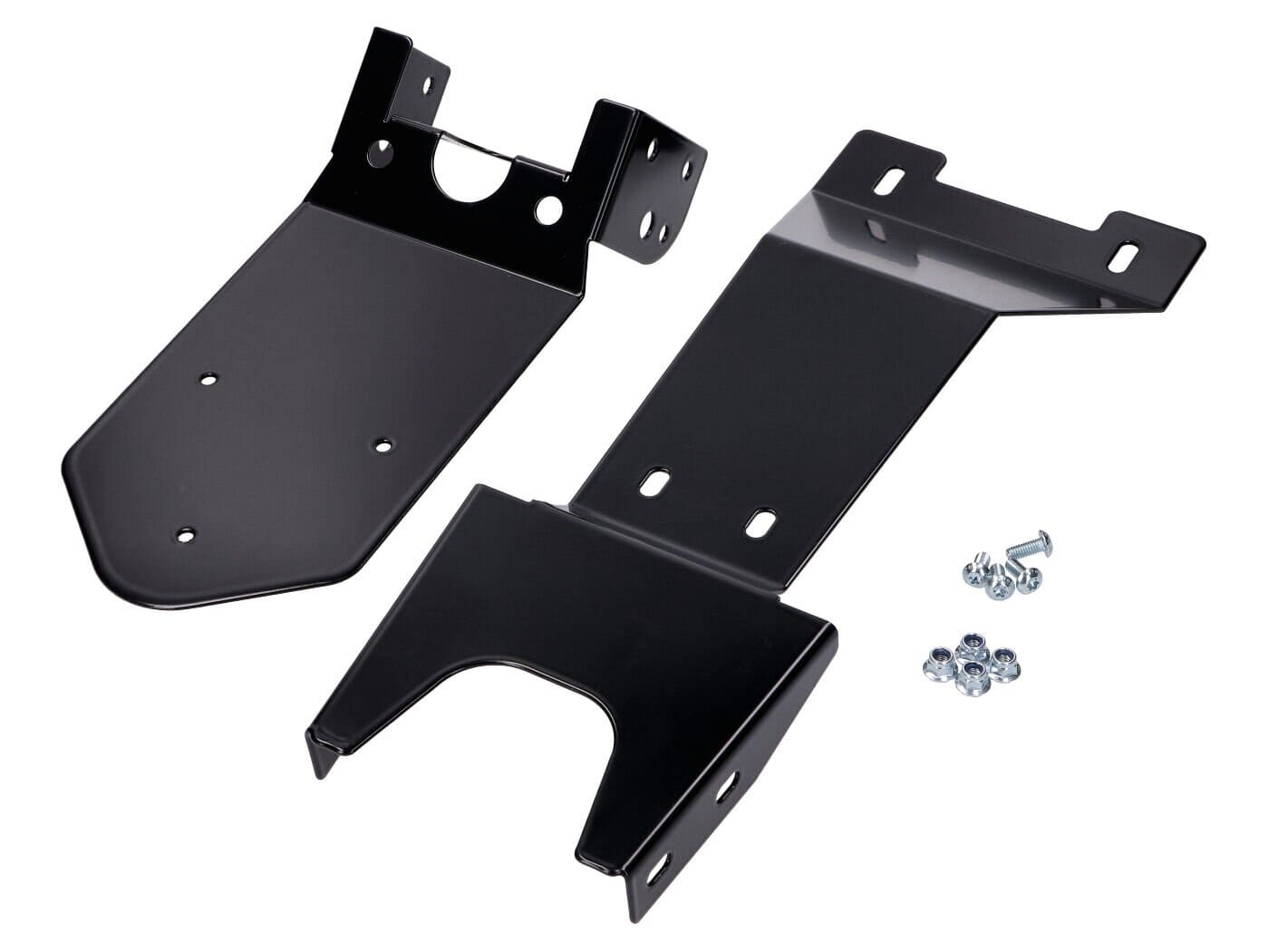 SP-49042 Portatarga con paraspruzzi Rieju MRT alluminio nero, COD: SP-49042