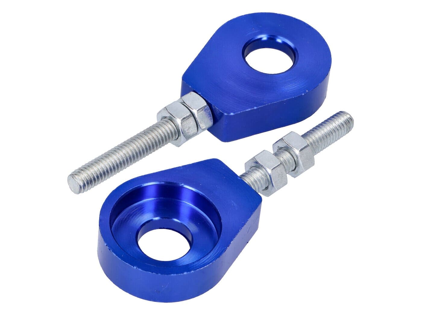MOF-43010/BL Set tendicatena 12 mm alluminio Puch / Simson / Kreidler / Sachs blu, COD: MOF-43010/BL