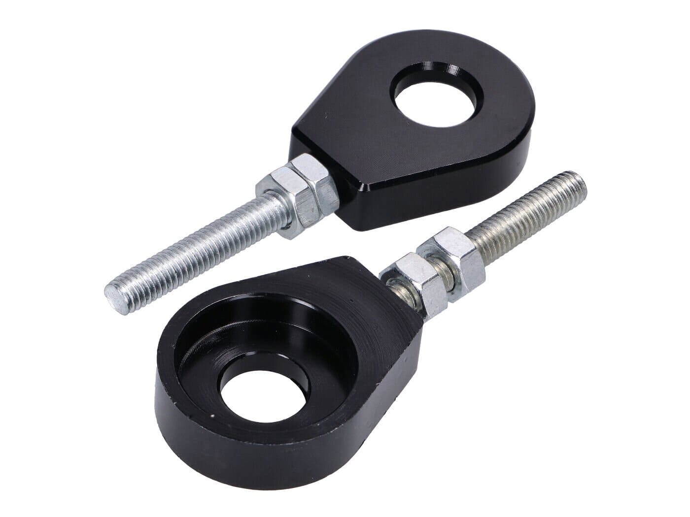 MOF-43010/BK Set tendicatena 12mm alluminio Puch / Simson / Kreidler / Sachs nero, COD: MOF-43010/BK
