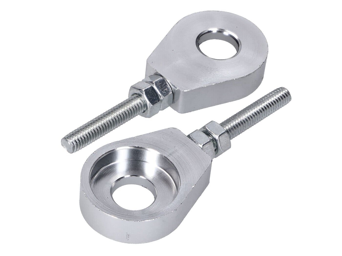 MOF-43010/SI Set tendicatena 12 mm alluminio Puch / Simson / Kreidler / Sachs argento, COD: MOF-43010/SI
