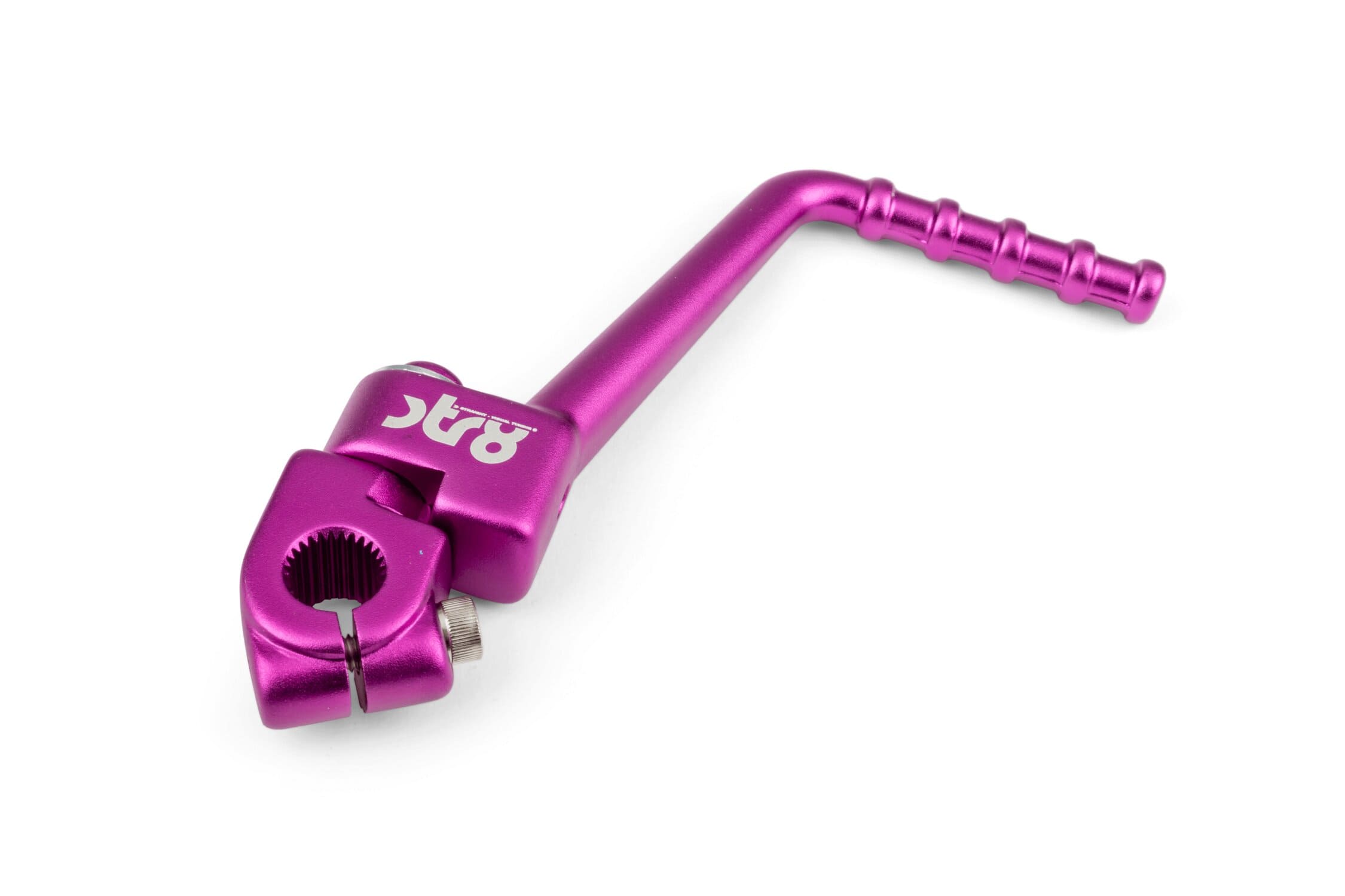STR-020.95/PU Pedivella messa in moto AM6 alluminio Viola