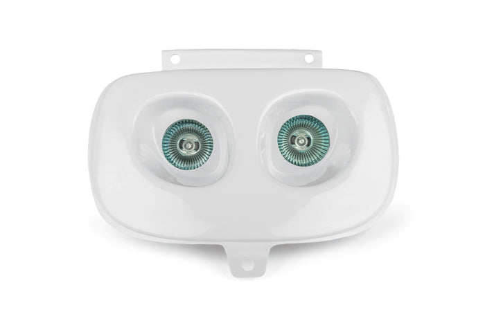 STR-612.03/WH Mascherina Doppiofaro bianco Yamaha BW's / MBK Booster fino al 2004, COD: STR-612.03/WH
