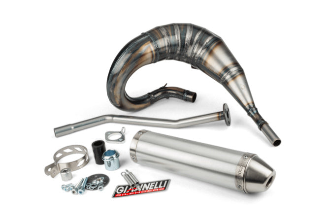 GIA34078HF/AL Scarico con silenziatore Giannelli Enduro Alu Derbi Senda X-Treme