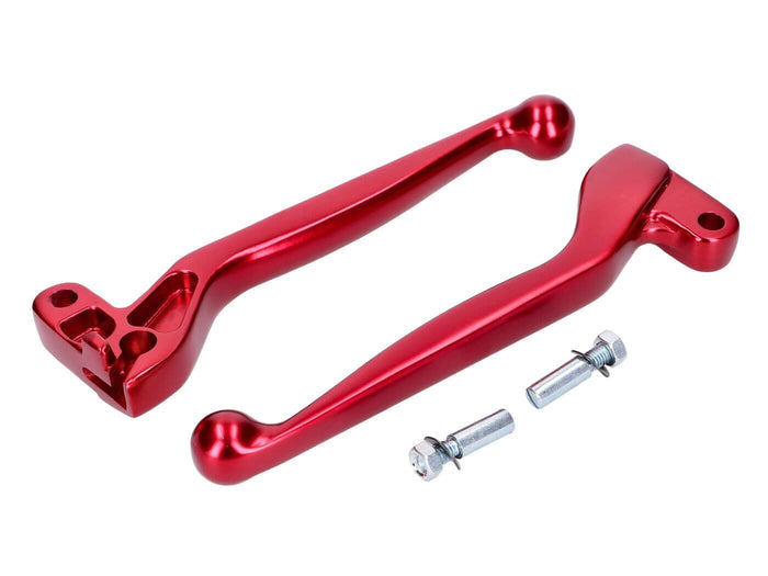 MOF-43604 Leva frizione e freno alluminio Simson S51 rosso, COD: MOF-43604