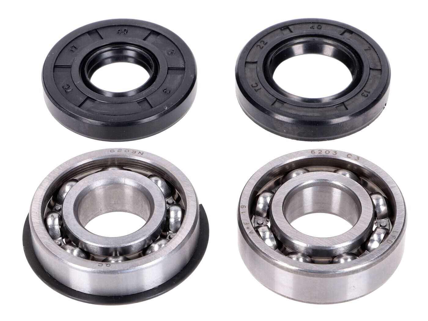 MOF-44405 Set cuscinetti albero motore con paraolio Puch Maxi E50 vecchio motore, COD: MOF-44405