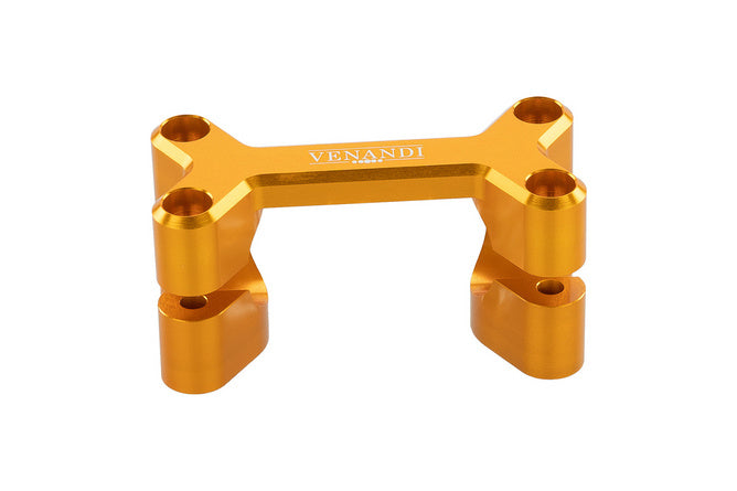 MOF-49708 Attacco manubrio Venandi Dogbone CNC Simson S50 / S51 oro - Billaricambi SRLS