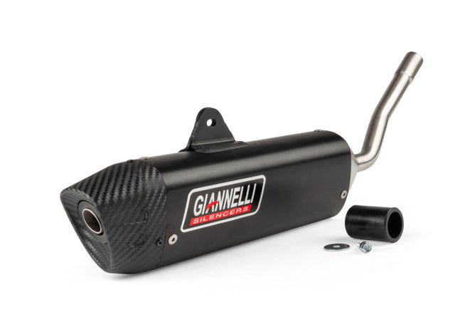 GIA34090HF/BK Exhaust with Giannelli Enduro Black silencer Beta RR Motard up to 2022