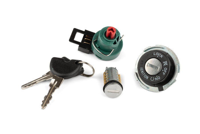 MF03.048 Kit Serrature avviamento + vano casco Piaggio Zip / Vespa, COD: MF03.048