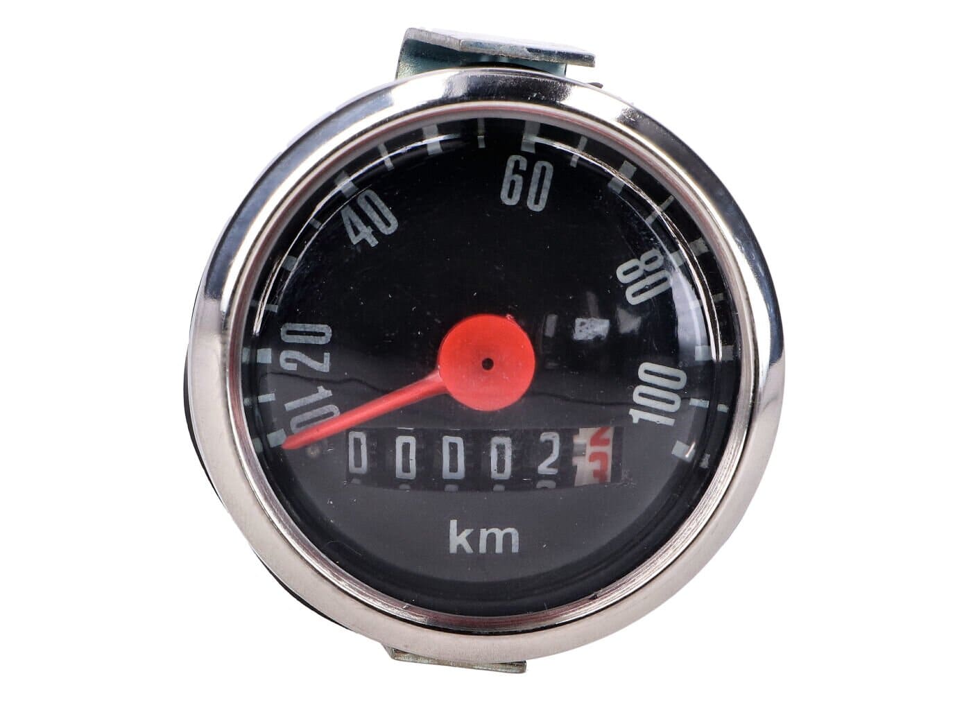 MOF-54281 Contachilometri 100km/h 48mm Hercules / Kreidler / Puch / Zündapp / Miele / DK nero, COD: MOF-54281