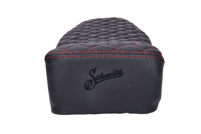 MOF-F.52589 Sella Schmitt trapuntato nero / rosso Simson S50 / S51 / S70