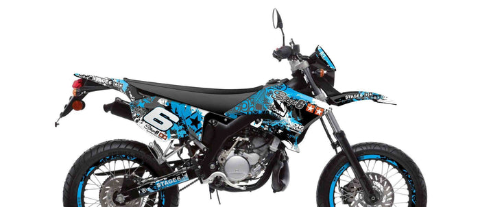 S6-058801/BL Kit deco Stage6 blu - nero Yamaha DT50 / MBK X-Limit, COD: S6-058801/BL