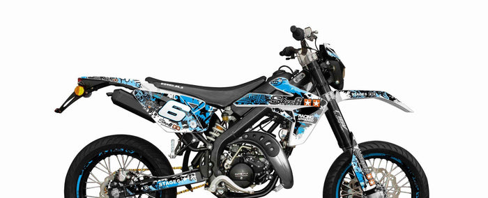 S6-058802/BL Kit deco Stage6 blu - nero Rieju MRT, COD: S6-058802/BL