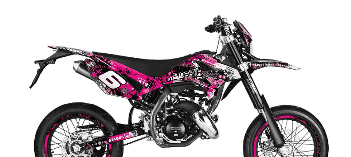 S6-058803/PK Kit deco Stage6 rosa - nero Beta RR, COD: S6-058803/PK