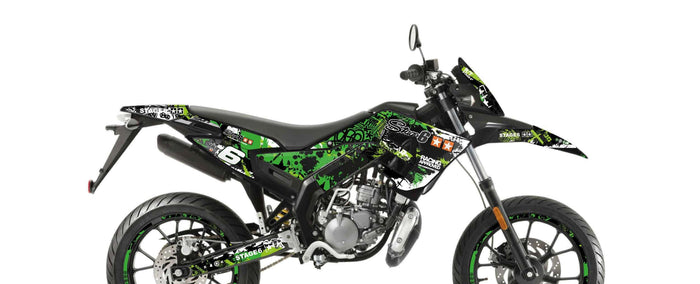 S6-059201/GR Kit deco Stage6 verde - nero Derbi X-Treme Euro 4, COD: S6-059201/GR