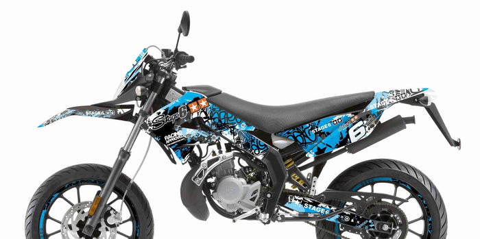 S6-059202/BL Kit deco Stage6 blu - nero Derbi X-Treme / X-Race, COD: S6-059202/BL