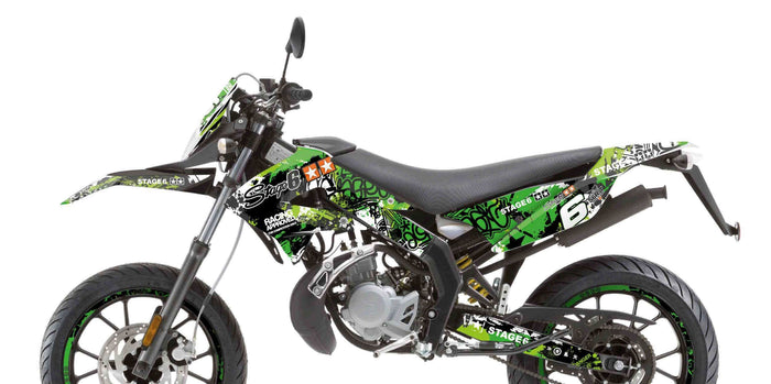 S6-059202/GR Kit deco Stage6 verde - nero Derbi X-Treme / X-Race, COD: S6-059202/GR