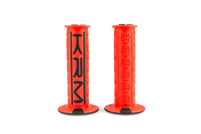 KR842F Manopole KRM Pro Ride rosso / nero - Billaricambi SRLS