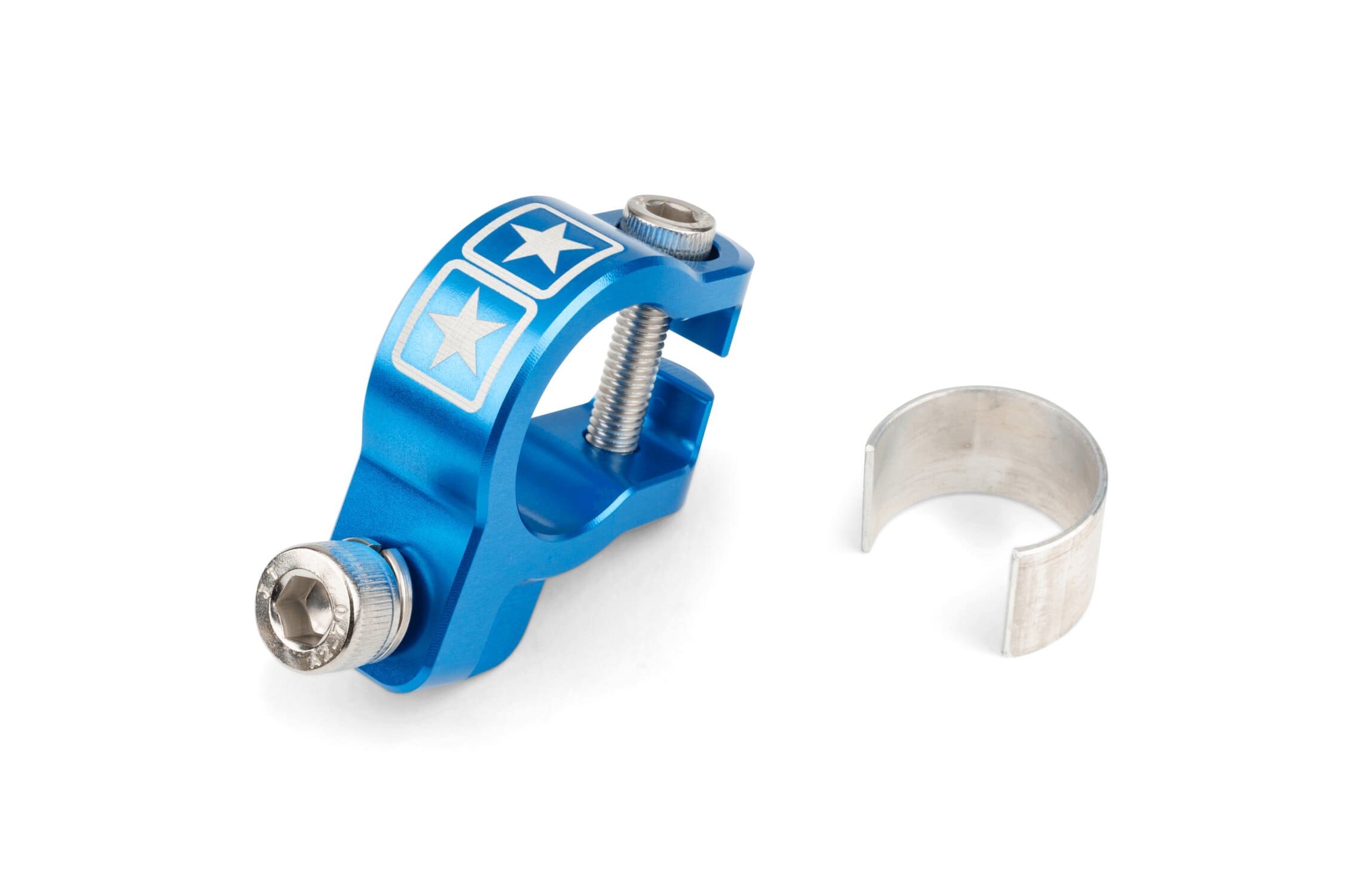 S6-SSP911/BL Morsetto scarico Stage6 Alu CNC Blu, COD: S6-SSP911/BL