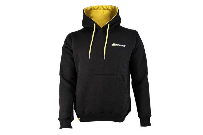 CGN527124 Hoodie Doppler nero / giallo S - Billaricambi SRLS