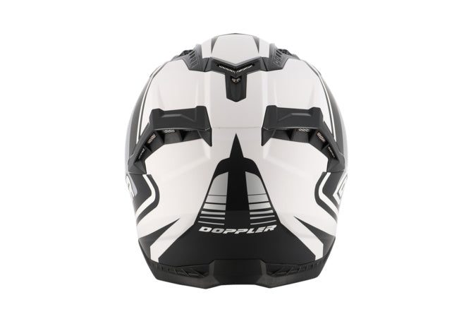 CGN529873 Casco cross Doppler Nero / Bianco / Grigio L - Billaricambi SRLS