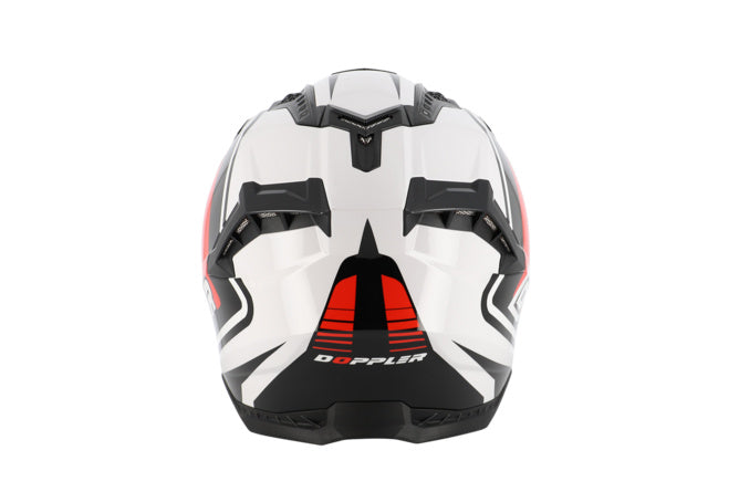 CGN529866 Casco cross Doppler Nero / Bianco / Rosso XL - Billaricambi SRLS