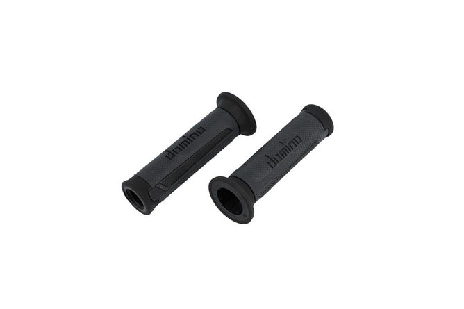 DOMA35041C4070C7-0 Manopole Domino A350 On-Road nero / grigio (Open End) - Billaricambi SRLS
