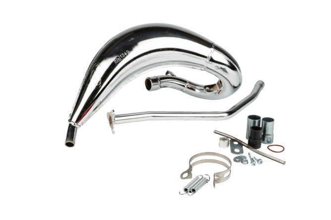 VCR-RD38185 Voca Cross Chromed Exhaust 50/70cc Rieju MRT