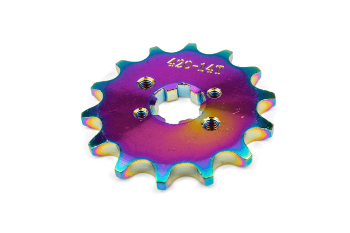 MF89.00022 Pignone catena 14 denti 420 MotoForce Racing Derbi Neochrome, COD: MF89.00022