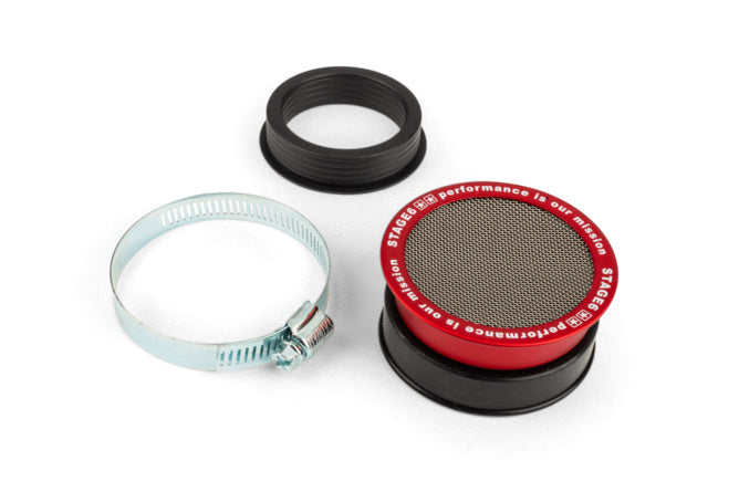 S6-35040/RE Cornetto aspirazione con griglia D.46 - 55mm Stage6 Rosso