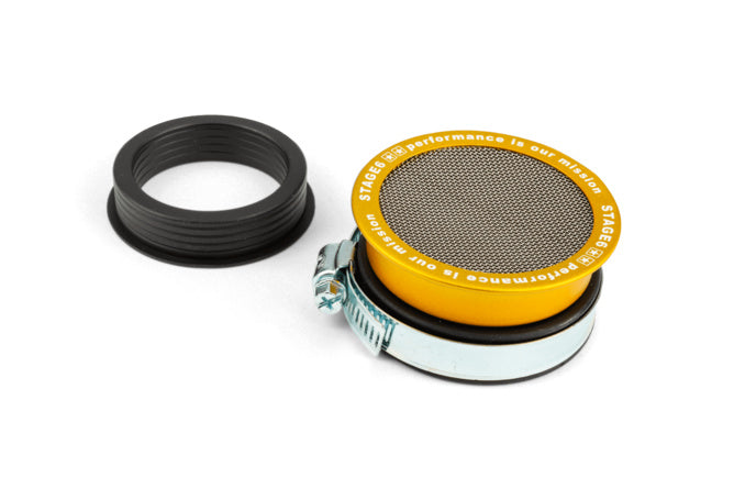 S6-35040/YE Cornetto aspirazione con griglia D.46 - 55mm Stage6 Giallo - Billaricambi SRLS