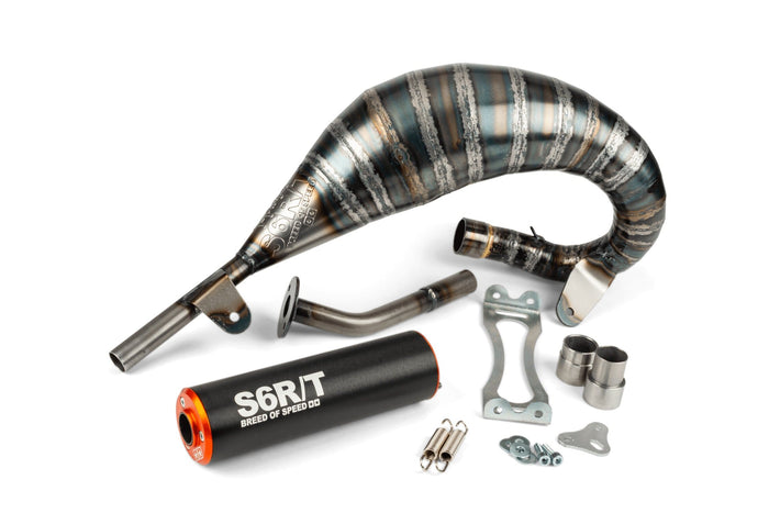 S6-96188752/BO Scarico Stage6 R/T 70 - 80 Beta RR fino 2021 arancione / nero, COD: S6-96188752/BO